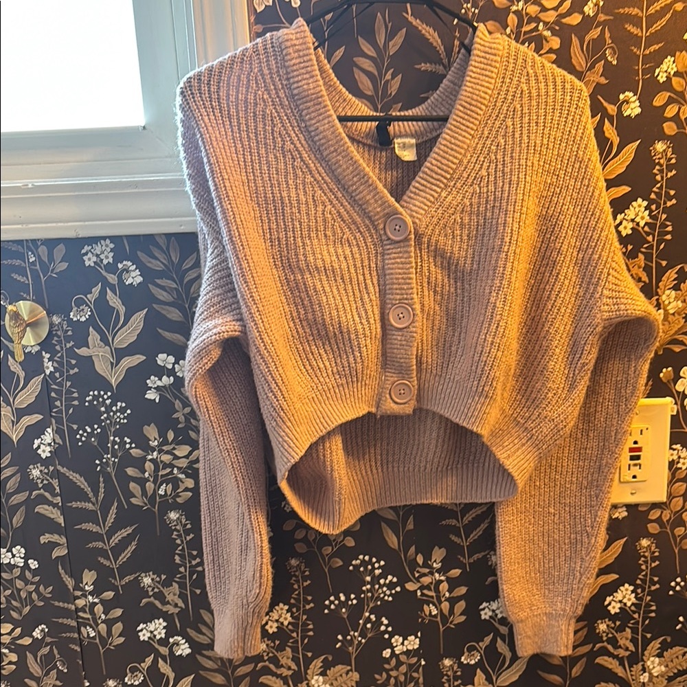 Cozy Knit Button-Up Sweater